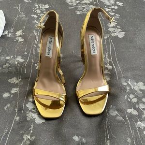 Steve Madden Gold Heels